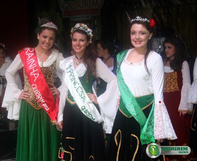 Raiane Brancati, Dalila Svio e Kathleen Carvalho so as novas representantes da corte de Quiririm