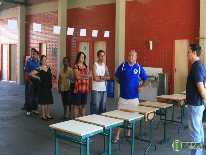 Movimento durante a votao no perodo da tarde na escola Deputado Cesar Costa, em Quiririm, foi rpido 