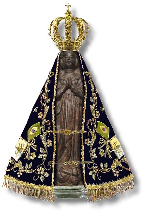 Em 1929, nossa Senhora foi proclamada Rainha do Brasil e sua Padroeira Oficial, por determinao do Papa Pio XI