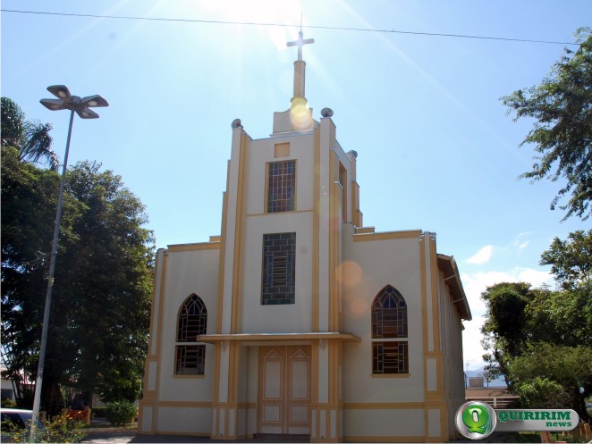 A Igreja Matriz de Quiririm fica na Praa Antnio Naldi, s/n  - Foto: Douglas Castilho/Quiririm News