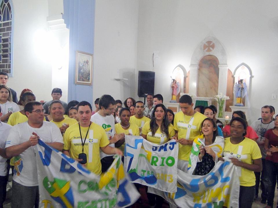 Foi realizada uma missa especial de envio para os jovens de Quiririm - Foto: Eliana Debby