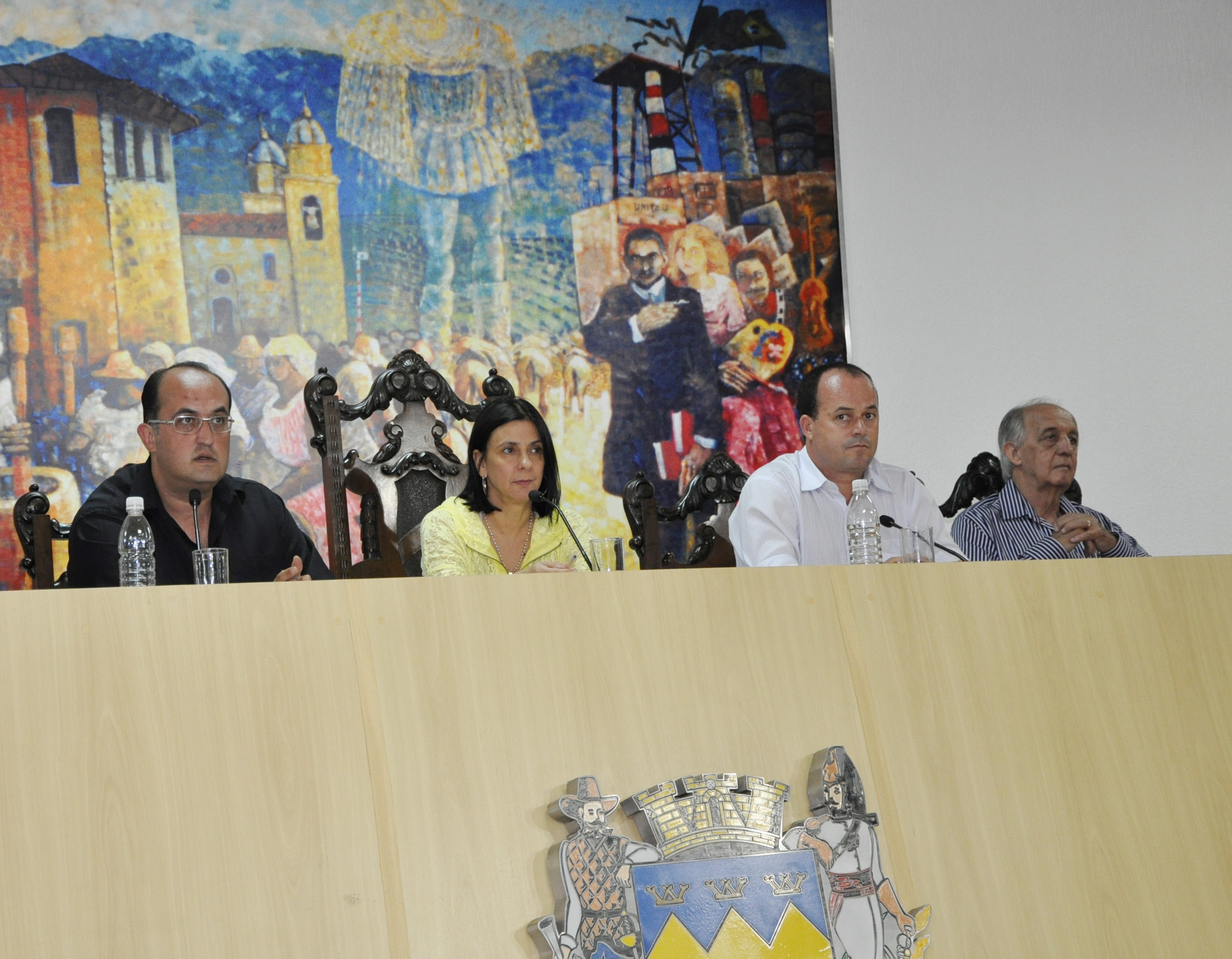 Vereador Carlos Peixoto  eleito presidente da Cmara de Taubat - Foto: Assessoria Cmara Municipal de Taubat