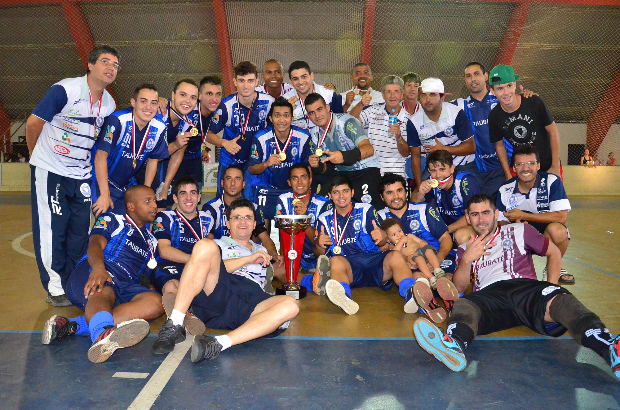 Taubat Futsal sagrou-se campeo em duas competies nesse ano e vai disputar a elite do Paulista em 2014 - Foto: Jonas Barbetta/Top 10 Comunicao
