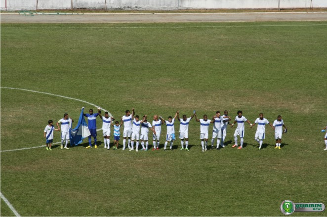Equipe em sua primeira entrada em campo pela srie A3 de 2014 - Foto: Douglas Castilho/Quiririm News